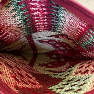 Woven large cross body bag southwest design